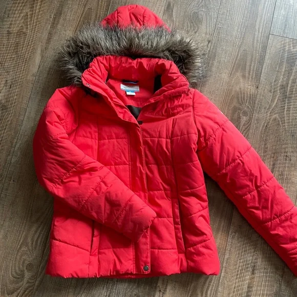 Coral winter coat sales